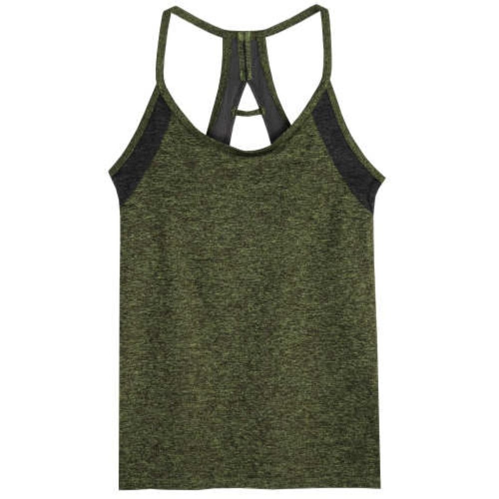 Patagonia Green and Black Tank Top
